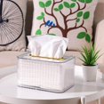 thumbnail image 3 of ziyahi Nordic Tissue Cover Tissue Holders Napkin Dispenser for Restaurant White, 3 of 9