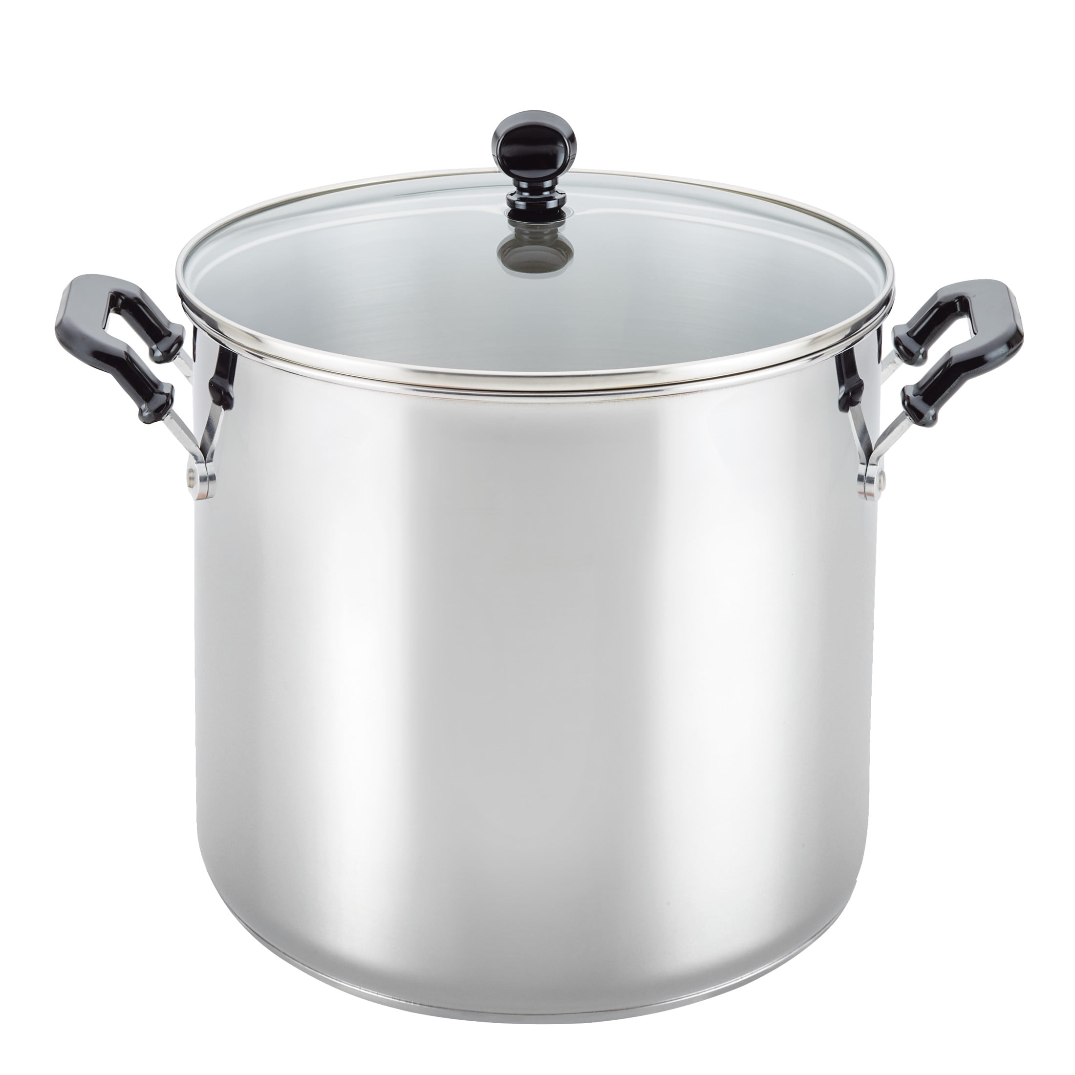 Farberware Classic Series 11 Quart Stainless Steel Stockpot with Lid, Induction Compatible, Metal Utensil and Dishwasher Safe, Stainless Steel