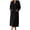 ZA-Black-bathrobe for women, variant on Zipper Robe for Women Polar Fleece Long Bath Robe Soft Housecoat Hooded Bathrobe Full Length Robe with Pockets Warm Robe Loungewear for Shower S-3XL