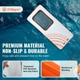 thumbnail image 4 of KFFKFF Blow-Up Floating Station, Dimensions of 15x6.5FT, Comes with 4*6FT Trampoline Mesh Pool, Anti-Slip Water Mat Floating Platform, Includes Carry Bag & Removable Staircase, Ideal for Poolside, 4 of 9