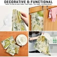 thumbnail image 7 of Dreamtimes Pears Flowers Kitchen Towels 1 Pack Dish Cloths Reusable Cleaning Cloths Absorbent Fast Drying Hand Towels Tea Towels Bar Towels for Home 28 x 18 in, 7 of 7