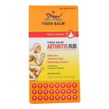 Tiger Balm Arthritis Rub 4 oz (Pack of 4)