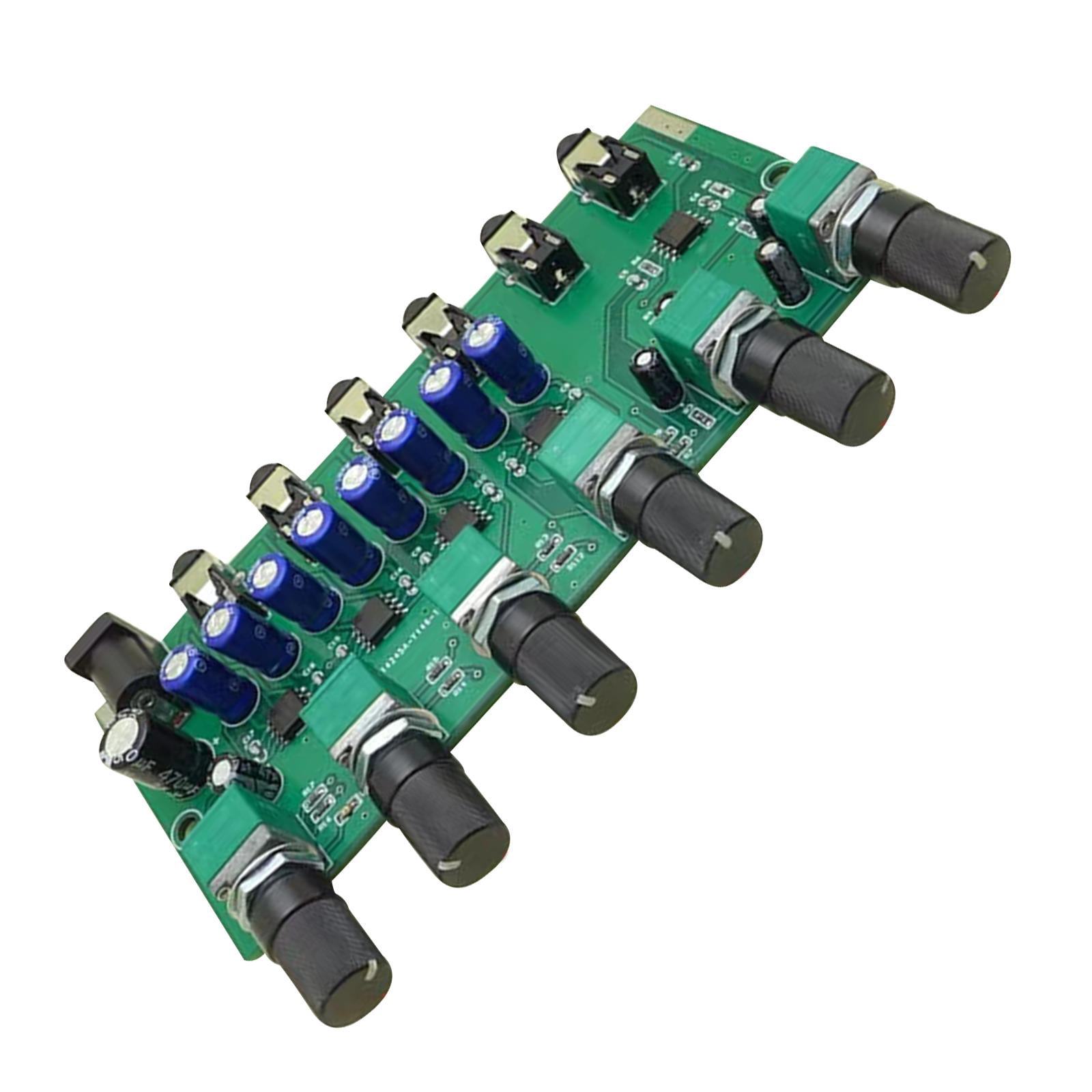Premium Stereo Mixer Board 5x Magnification for Professional Audio Setups Headphone Mixer