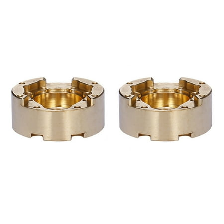 

Sardfxul 2Pcs TRX4 Axle Doors Brass Counterweight Balance Weight Portal Drive Housing