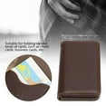 thumbnail image 4 of PU PU Cierre Magnética Magning Case de Almacenamiento de Tarjetas de Acero Café inoxidable, 4 of 7