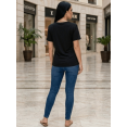 thumbnail image 3 of Playera para Mujer Estampada Casual, Camiseta Manga Corta Cuello Redondo, 3 of 5
