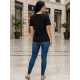 thumbnail image 3 of Playera para Mujer Estampada Casual, Camiseta Manga Corta Cuello Redondo, 3 of 5