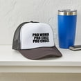thumbnail image 6 of CafePress - Pro Choice Woman - Adjustable Unisex Printed Trucker Hat with Mesh Back, 6 of 9