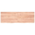 thumbnail image 4 of vidaXL Wall Shelf Light Brown 15.7"x23.6"x0.8" Treated Solid Wood Oak, 4 of 10