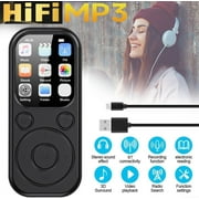 MP3 Player,Bluetooth Music Player with 32GB Memory Card,Earphone,Build-in Speaker/Photo/Video Play/FM Radio/Voice Recorder,BT5.4 Portable Music Player Supports up to 128GB for Kids,Running,Walking