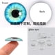 thumbnail image 5 of 50 Uds. Ojos de cristal para muñecas para coser DIY, accesorios para manualidades, ojo de gato, dragón, ojo de dinosaurio, cabujón redondo, 5 of 5