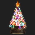 thumbnail image 3 of Gymax 15 Inch Artificial Christmas Tree Tabletop Luminous Ceramic Tree Silver, 3 of 9