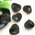 thumbnail image 3 of Crystal Labradorite Palm Stone Healing Quartz Gemstone Worry Stone Heart Shape, 3 of 8