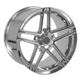 thumbnail image 4 of OE Wheels CV07A 18 Inch Rim Fits Corvette C6 Z06 Style 5x120.65 18x10.5 Chrome - Hollander 5342 (1), 4 of 5