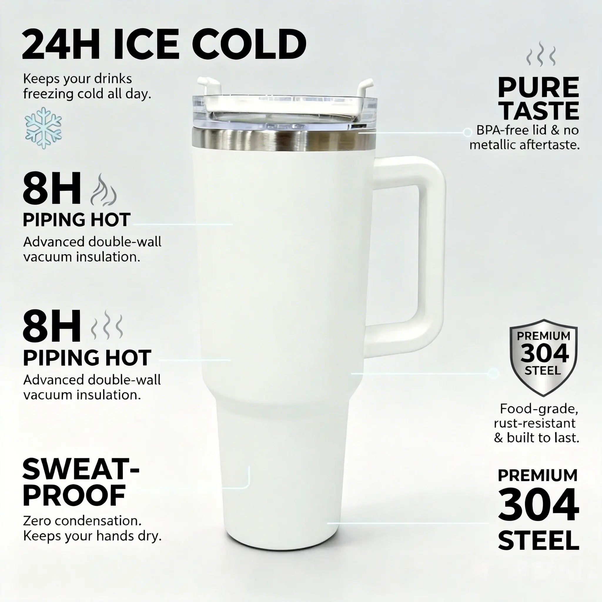 Horse Pattern Stainless Steel Tumbler, 40oz Insulated Durable Cup, Perfect Gift for Horse Lovers and Equestrians, Great for Holding Hot or Cold Beverages, Insulated Travel Drinkware