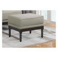 thumbnail image 3 of Best Master West Palm 2-Pc Fabric Accent Chair & Ottoman Set in Beige/Espresso, 3 of 3