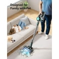 Qikcln VC05 Cordless Vacuum Cleaner with 23Kpa and 30Mins Runtime, 1.3L