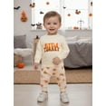 thumbnail image 4 of BemeyourBBs Toddler Baby Thanksgiving Outfit Letter Turkey Sweatshirt and Joggers, 4 of 8