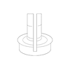 Genuine OE GM Front Deflector Nut - 11547637