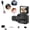 Black, variant on Flip Screen Action Camera,4K Detachable Magnetic Camera, 2" Touch Screen, 48MP Photo & 4K Video for Vlogging & Cycling