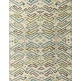 thumbnail image 1 of Ahgly Company Machine Washable Indoor Rectangle Abstract Khaki Green Area Rugs, 5' x 7', 1 of 1