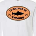 thumbnail image 4 of Inktastic I'd Rather Be Fishing Long Sleeve T-Shirt, 4 of 5