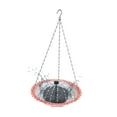thumbnail image 4 of Baño para pájaros colgante con bomba de fuente de energía solar con gancho, ligero Rosa, 4 of 9
