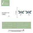 thumbnail image 3 of Pendientes Libélula Plata de Ley 925 Botao, 3 of 5