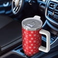 thumbnail image 6 of Christmas 40oz Tumbler– Stainless Steel Insulated Tumbler with Handle and Straw, Large Capacity Travel Cup for Hot & Cold Drinks, 6 of 7