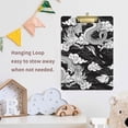 thumbnail image 7 of 12.5"x9" Black Dragon Clipboards, Standard A4 Letter Size Nursing Clipboard with Low Profile Metal Clip Decorative Clip Board for Office Supplies,Gold, 7 of 7