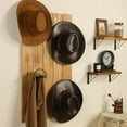 thumbnail image 4 of Cowboy Hat Rack Holder Hanger Wall Mount Black Hooks for Display(A Beautiful Gift), 4 of 6