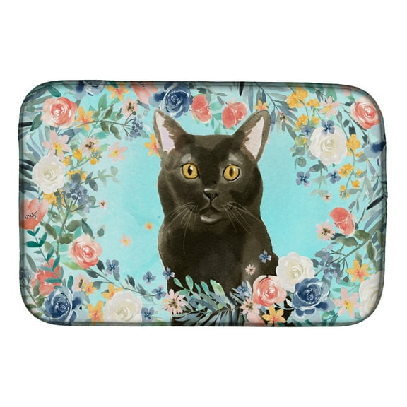 Bombay Spring Flowers Dish Drying Mat