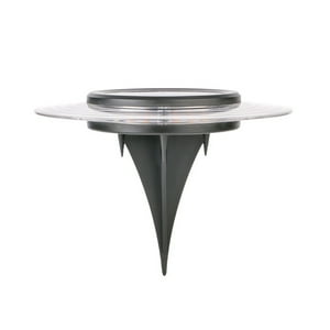 Infidev Solar Ground Lights Outdoor with LED Lamp Beads Disk Lights, Solar Powered In-Ground Landscapes Lighting (1 Pack)