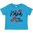 thumbnail image 3 of Inktastic Nana Was Here Red Kisses Boys or Girls Baby T-Shirt, 3 of 5