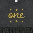 thumbnail image 4 of Inktastic 1st Birthday One Gold Girls Baby Dress, 4 of 5