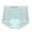 Light Blue, variant on Women's High Elasticity Seamless Mid Waist Briefs Breathable Nylon Underwear Invisible Comfort Light Blue L