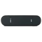 onn USB C/USB 2.0 Memory Card Reader for SD/Micro SD Cards