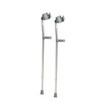 Drive Medical Lightweight Walking Forearm Crutches, Bariatric, 1 Pair