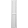 thumbnail image 4 of Ekena Millwork 10 1/2"W x 32"H Americraft Three Board Exterior Real Wood Two Equal Panel Framed Board-n-Batten Shutters (Per Pair), White, 4 of 9