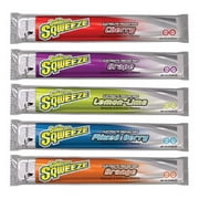 Sqwincher Sqweeze Pops 1 Case - 150 Freezer Tubes of Assorted Flavors (Grape, Lemon Lime, Orange, Cherry and Mixed Berry)