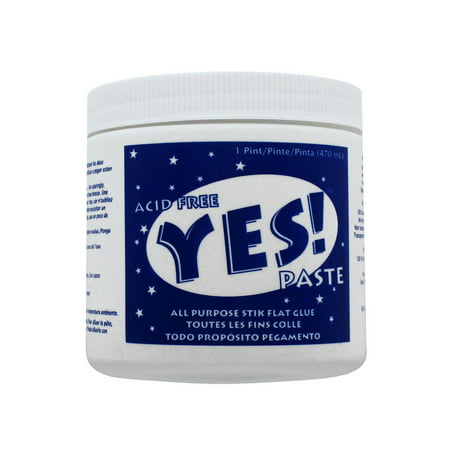YES Paste Stik Flat Glue Pint (Best Glue For Leather To Metal)