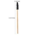 thumbnail image 2 of Soimiss 20Pcs Eyebrow Combs with Smooth Black Bamboo Handle for Comfortable Makeup Application, 2 of 7
