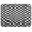 Black-and-White Checkered Area, variant on Iauyy Dish Drying Mat for Kitchen Counter, Super Absorbent & Hanging 16x18 / 18x24 Inch (S/M) Black-and-white Checkered Area