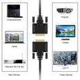 thumbnail image 5 of DVI Cable, Rankie DVI to DVI Monitor Cable Male to Male - 6 Feet (Black) - R1350, 5 of 5