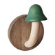 thumbnail image 3 of Ganchos de pared de madera para toallas, perchas de ropa, percheros decorativos de madera para dormitorio Azul, 3 of 9
