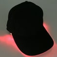 thumbnail image 5 of harmtty Fashion Unisex Solid Color LED Luminous Baseball Hat Christmas Party Peaked Cap, 5 of 7