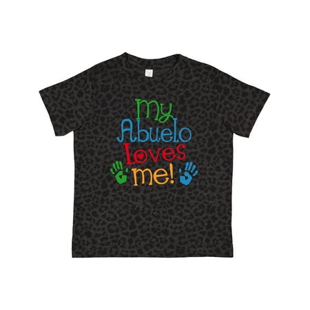 

Inktastic My Abuelo Loves Me Outfit Gift Toddler Boy or Toddler Girl T-Shirt