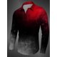 thumbnail image 1 of Camisa informal con estampado gráfico de manga larga para hombre, estilo oscuro, para fiesta, noche, negocios, uso diario, otoño, invierno, primavera y verano, con solapa y cuello abotonado, 1 of 6