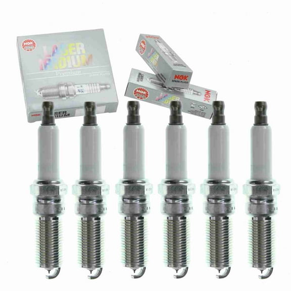 6 pc NGK 5476 Laser Iridium Spark Plugs for 12620540 41-108 4513 4718 9300 9723 ITV16TT PTV16TT Ignition Wire Secondary Fits select: 2010-2017 CHEVROLET EQUINOX, 2010-2017 GMC TERRAIN
