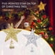thumbnail image 2 of Adorno de árbol de Navidad para decoración interior, estrella de purpurina hueca dorada, fiesta, hogar, Año Nuevo, 2 of 4